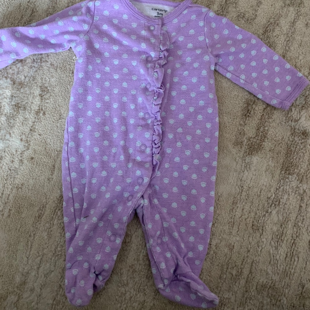 Baby girl sleeper
